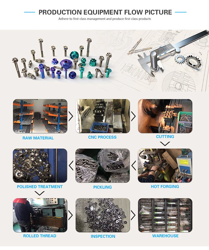 Titanium disc rotor bolts factory Titanium disc rotor bolts factory